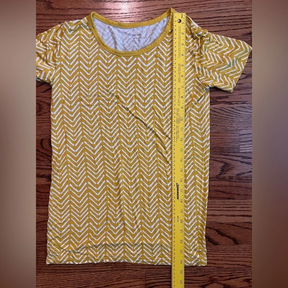 Little Sleepies Sunny Chevron 2-Piece Bamboo Pajama Set - Girls Size 16